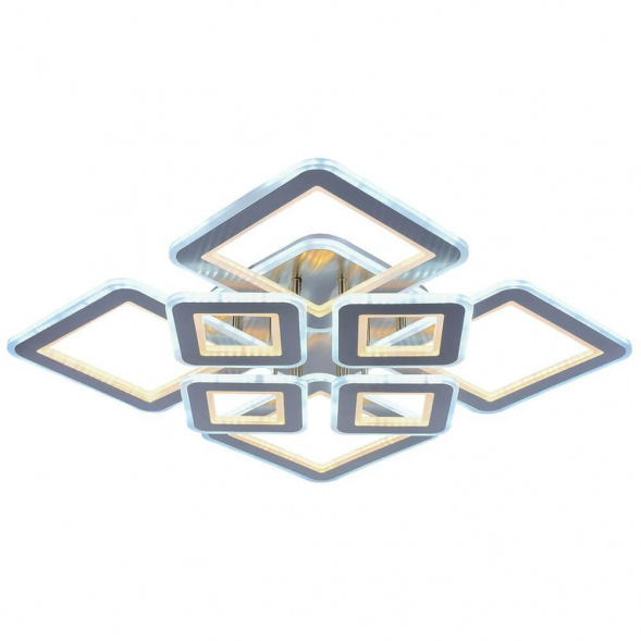 Потолочная светодиодная люстра Profit Light 8009/4+4 NKL A