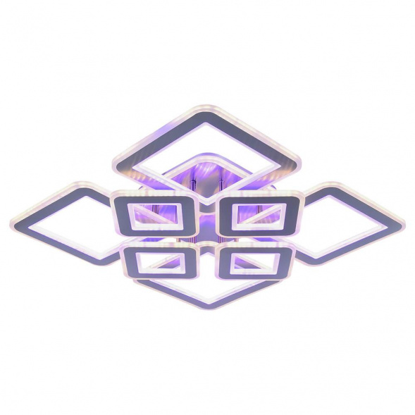 Потолочная светодиодная люстра Profit Light 8009/4+4 NKL A