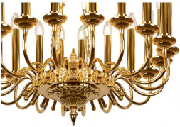 Подвесная люстра iLamp Louvre MD8551-20 GD