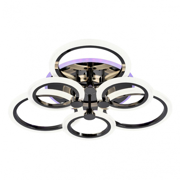 Потолочная светодиодная люстра Profit Light 8076/3+3 PBK