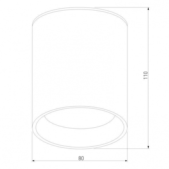 Уличный светодиодный светильник Elektrostandard Light Led 35130/H черный a056229