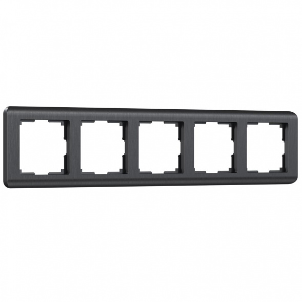 Рамка на 5 постов Werkel Stream графит W0052104 4690389162510