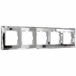 Рамка на 5 постов зеркальная Werkel W0051220 4690389158896