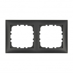 Рамка LK Studio 2-постовая (черный бархат) LK60 864208-1
