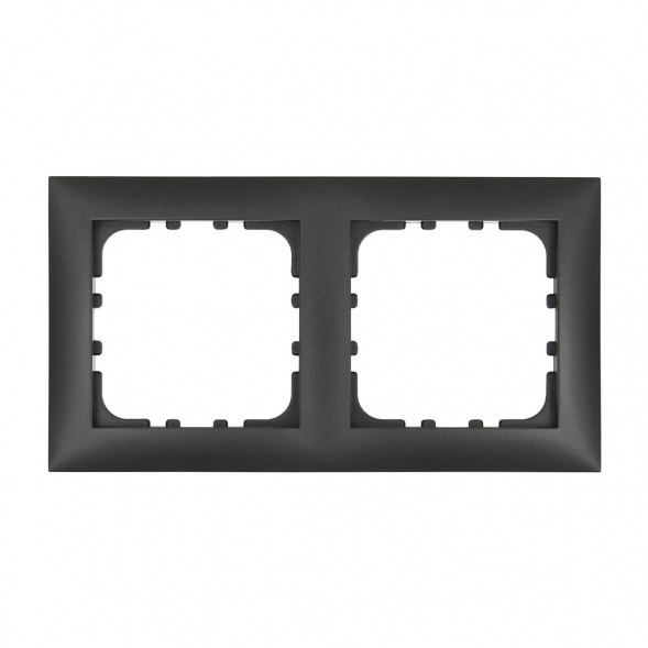 Рамка LK Studio 2-постовая (черный бархат) LK60 864208-1