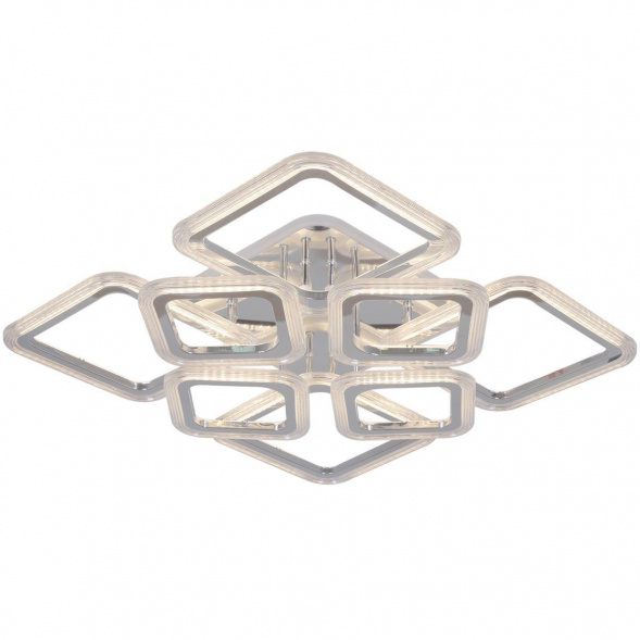 Потолочная светодиодная люстра Reluce 09826-3.3-4+4C CR (RGB)