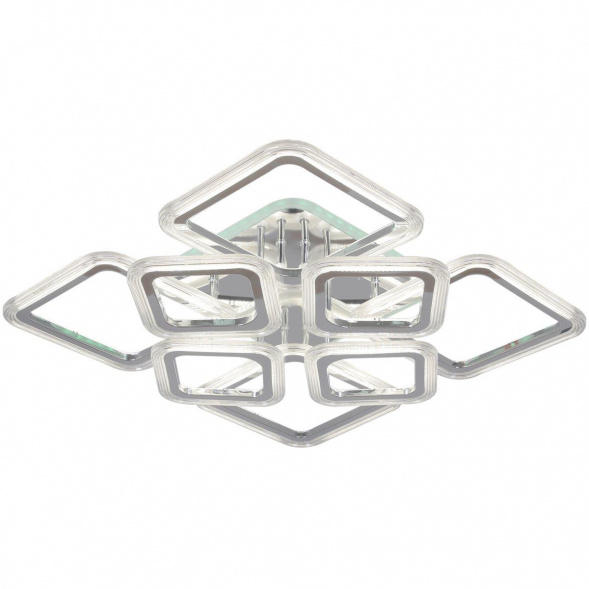 Потолочная светодиодная люстра Reluce 09826-3.3-4+4C CR (RGB)