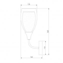 Бра Eurosvet Cosmic 50285/1 золото