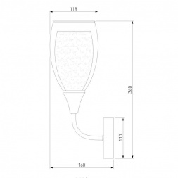 Бра Eurosvet Cosmic 50285/1 золото