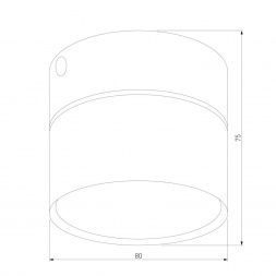 Потолочный светильник TK Lighting 3390 Space White