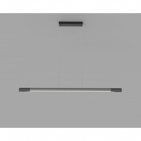 Подвесной светодиодный светильник Italline IT013-6020 black/silver 3000K