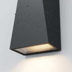 Уличный настенный светодиодный светильник Maytoni Times Square O580WL-L6B