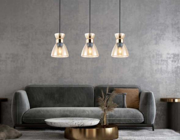 Светильник подвесной со стеклянными плафонами Ambrella light Traditional TR3404