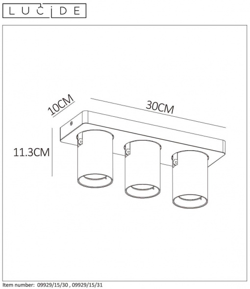 Спот Lucide Nigel 09929/15/31