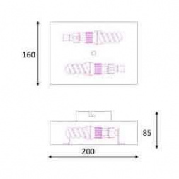 Настенный светильник Lucide Ovalis 12219/02/30