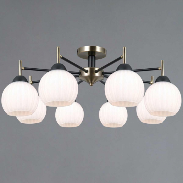 Светильник потолочный Illumico IL0579-8CSQ-25 BK AB TRENTO