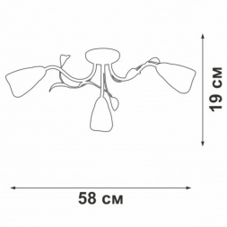 Потолочная люстра Vitaluce V3871-0/3PL