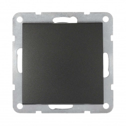 Выключатель 1-кл. LK Studio 16 A, 250 B (черный бархат) LK80, 840108-1