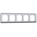 Рамка на 5 постов Werkel Stream серебряный W0052106 4690389172755
