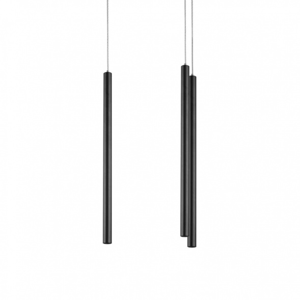 L3T747247 Люстра TUBO LED 15W 960LM 25G ЧЕРНЫЙ 4000K