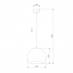 Подвесной светильник TK Lighting 2085 Yoda Black