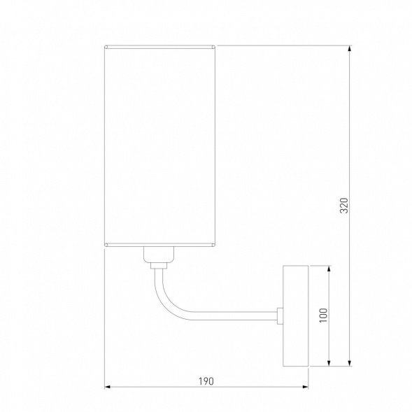 Бра Eurosvet Purezza 60128/1 золото