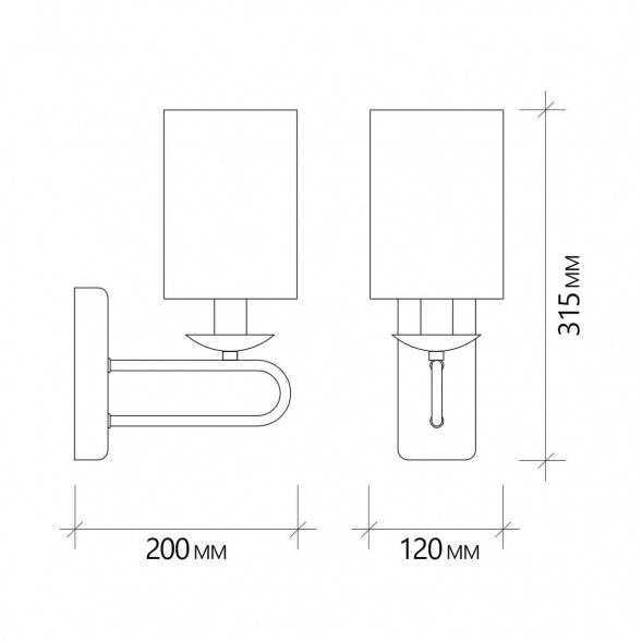 Бра Escada Elegy 2106/1A