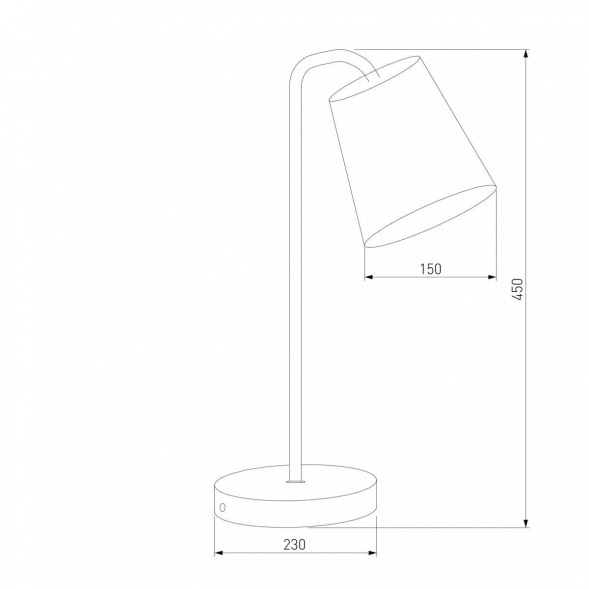 Настольная лампа Eurosvet Montero 01134/1 белый