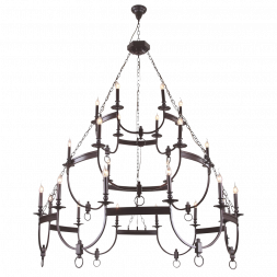 Подвесная люстра Crystal Lux Suerte Brown SP12+6+6