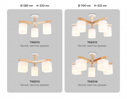 Потолочная люстра Ambrella light Traditional Loft TR83118