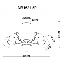 Потолочная люстра MyFar Sara MR1621-5P