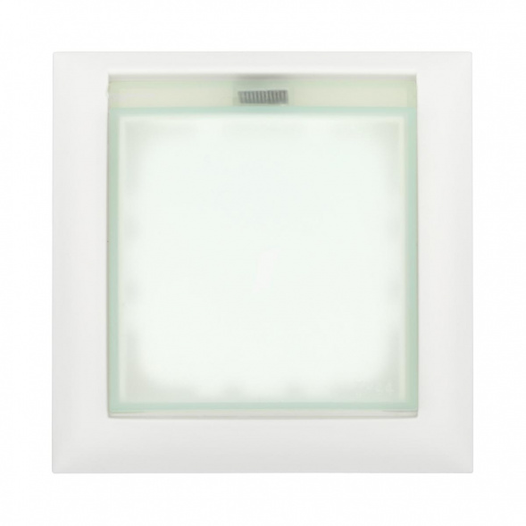 Рамка LK Studio универсальная защитная с крышкой для выключателей и розеток (белый) 869104-1