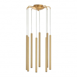 L8T747243 Люстра TUBO LED 40W 2560LM 25G ЗОЛОТО 4000K