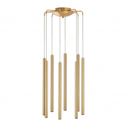 L8T747243 Люстра TUBO LED 40W 2560LM 25G ЗОЛОТО 4000K