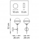 Бра Lightstar Globo 813617