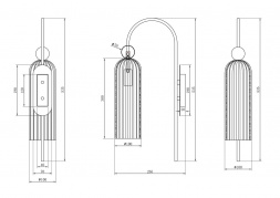 Бра Maytoni Antic MOD302WL-01CG
