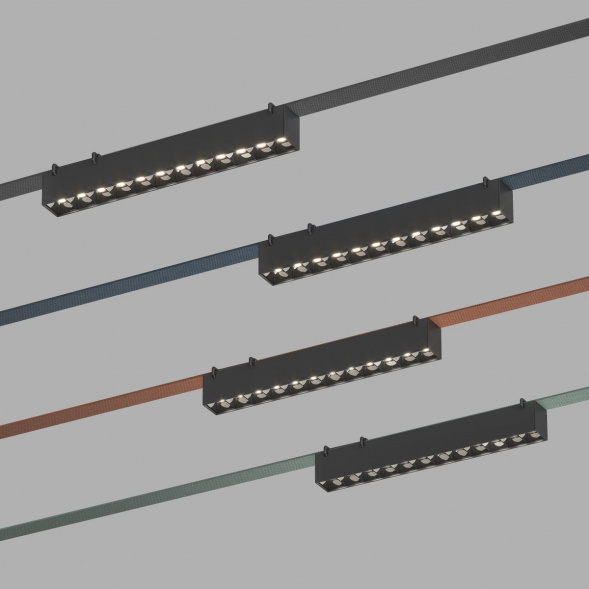 Трековый светильник Denkirs Belty Grill DK5670-BK