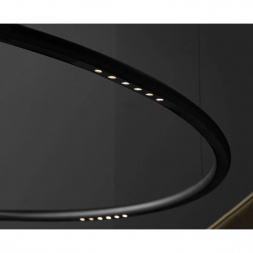 Подвесной светодиодный светильник Italline IT013-6022 black 3000K