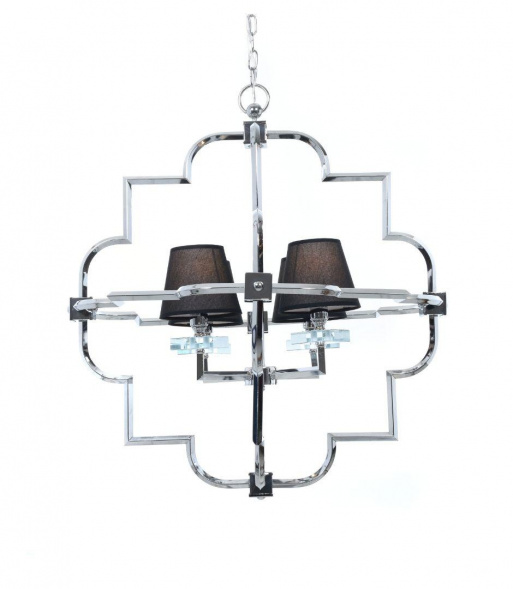 Подвесная люстра Lumina Deco Baltimore LDP 8020-4 CHR+BK