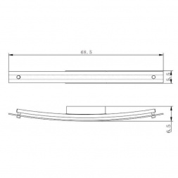 Настенный светодиодный светильник Lucide Boaz 48204/12/12