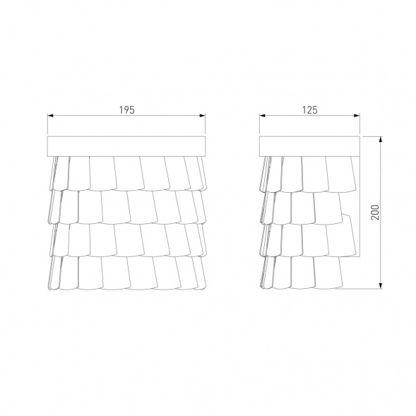 Настенный светильник Bogates Corazza 317