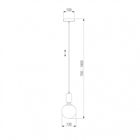 Подвесной светильник Eurosvet 50158/1 белый