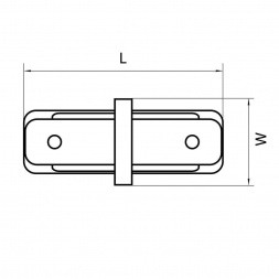 Коннектор прямой Lightstar Barra 502107