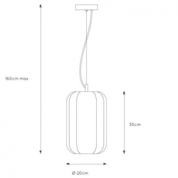 Подвесной светильник Lucide Fern 25409/01/30