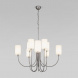 Подвесная люстра Eurosvet Abbey 60164/10 никель Smart