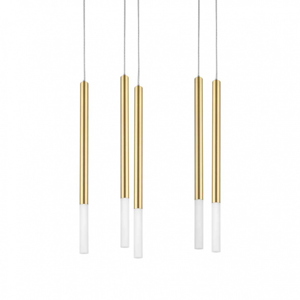 L5T747143 Люстра TUBO LED 25W 1400LM 360G ЗОЛОТО 4000K