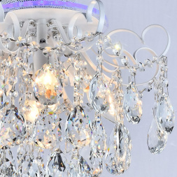 Потолочная люстра Reluce 04024-0.3-04 WH+SILVER PN+RGB