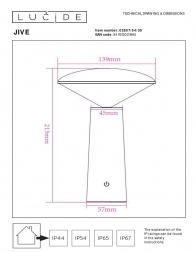 Уличный светодиодный светильник Lucide Jive 02807/04/30