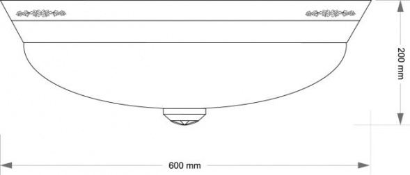 Потолочная люстра KUTEK BELLAGIO BEL-PL-3(Z)CR