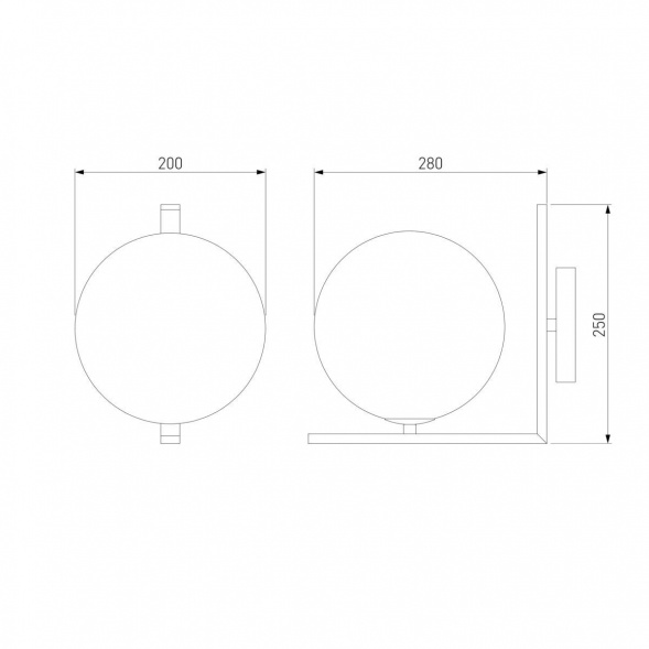 Бра Eurosvet Shape 70131/1 хром